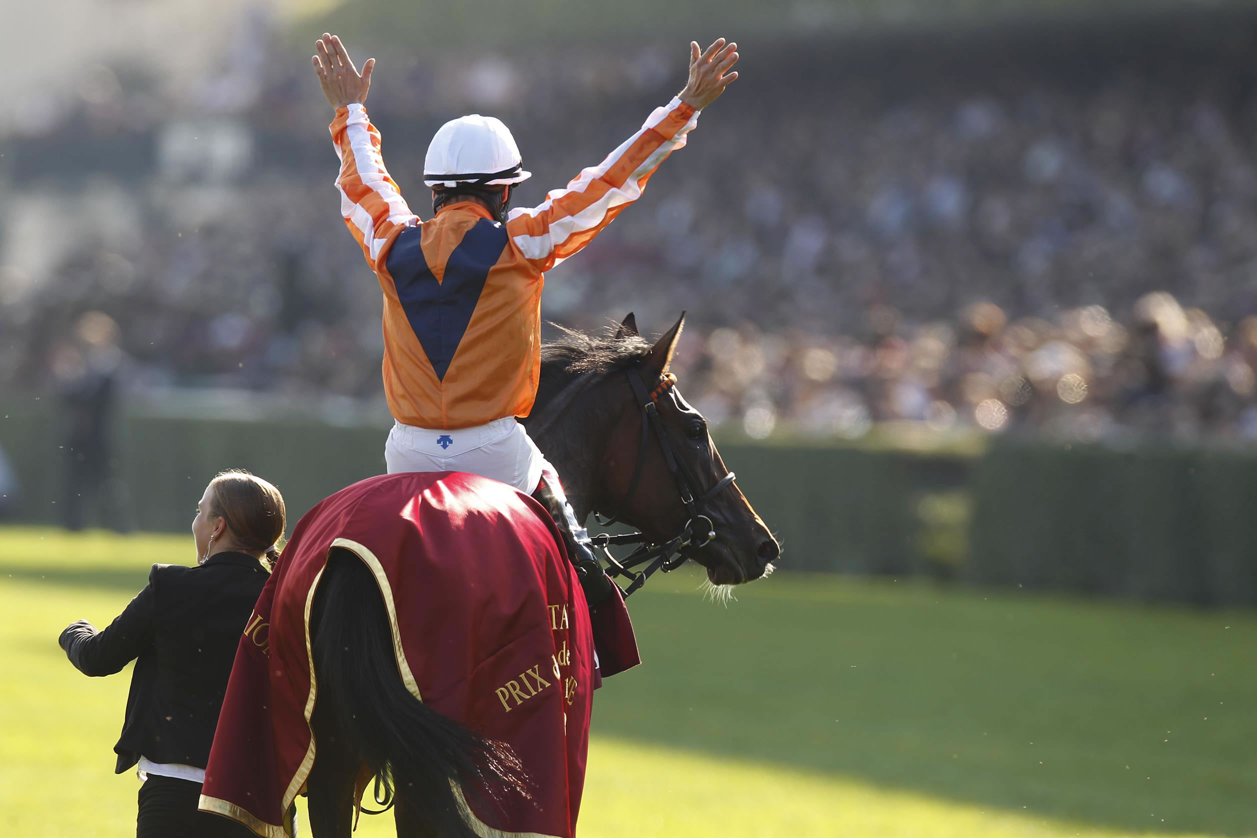Danedream – Siegerin im Qatar Prix de l’Arc de Triomphe, am 02.10.2011, unter Andrasch Starke
